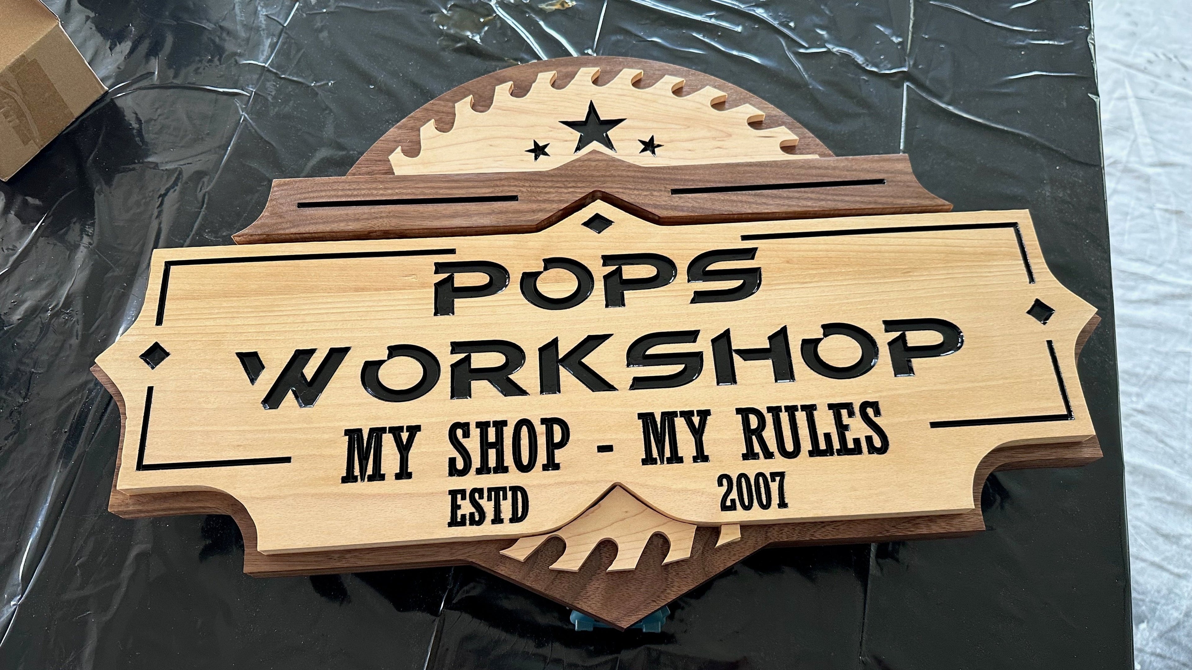 Pops Workshop Custom CNC Routing Woodworking Project